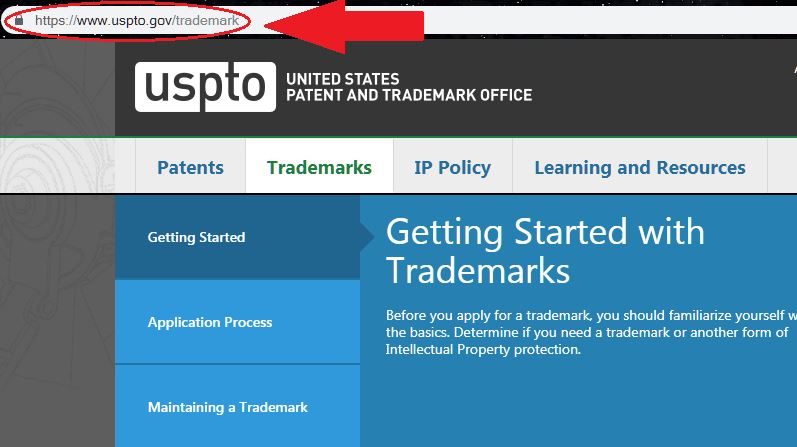 Go to the U.S. Patent & Trademark Office Homepage