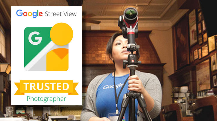 Image of a Google street view photographer
