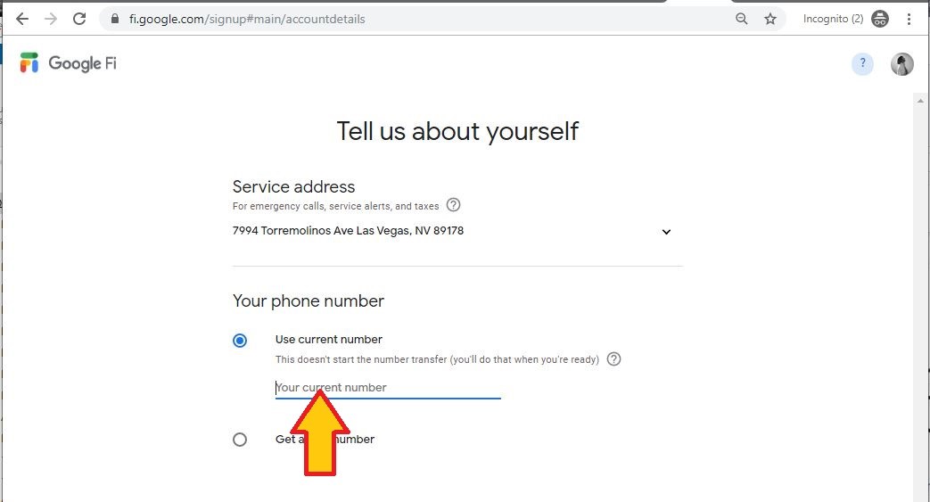 Google Fi - Verifying Your Account